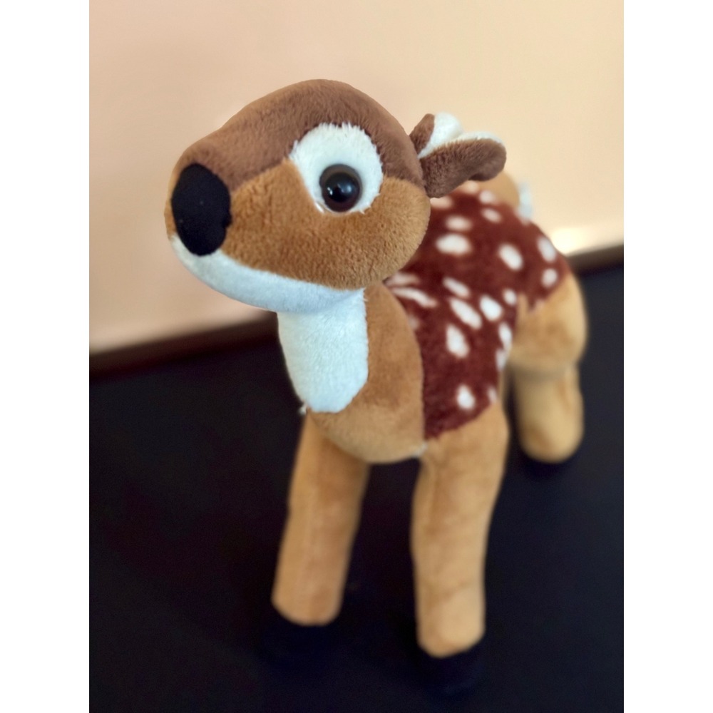 Wild Republic Fawn Deer Plush Stuffed Animal Brown White Spotted 8 Inch Toy - Picture 3 of 6